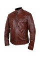 Men's Retro Brown Waxed Jacket